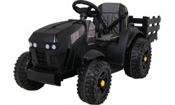 Traktor Titanium z przyczepą, czarny