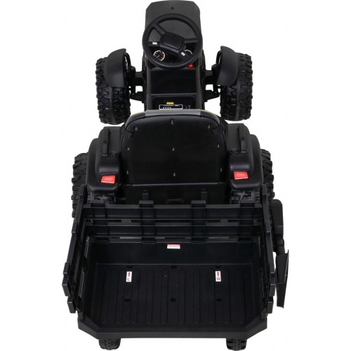 Traktor Titanium z przyczepą, czarny
