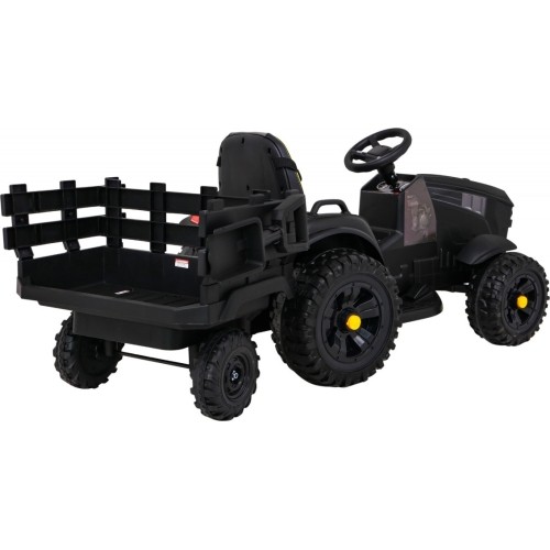 Traktor Titanium z przyczepą, czarny