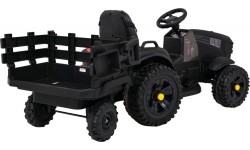 Traktor Titanium z przyczepą, czarny
