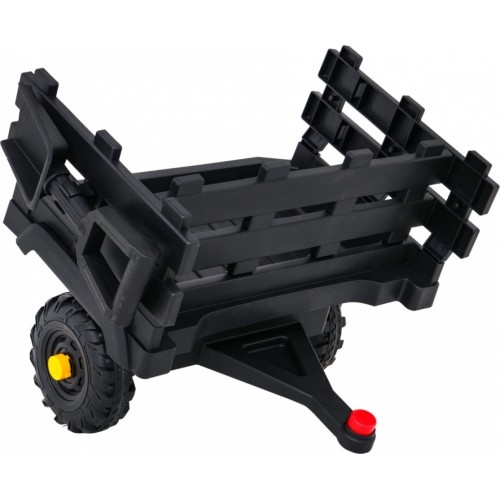 Traktor Titanium z przyczepą, czarny
