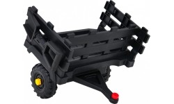 Traktor Titanium z przyczepą, czarny