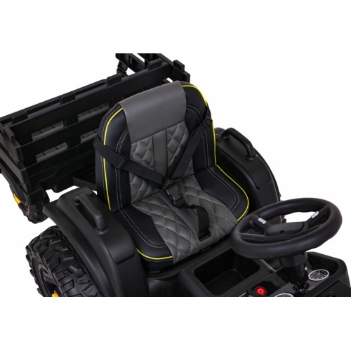 Traktor Titanium z przyczepą, czarny