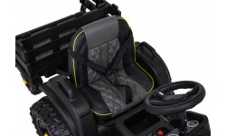 Traktor Titanium z przyczepą, czarny