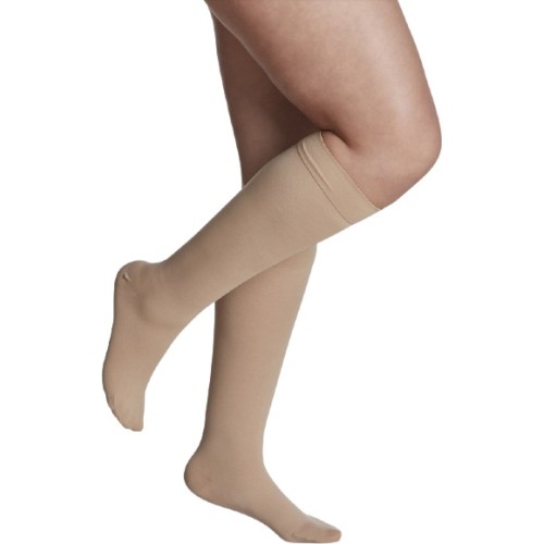Podkolanówki uciskowe COTTON by SIGVARIS, 1. klasa ucisku - L Plus - Long - Kūno - Atvira