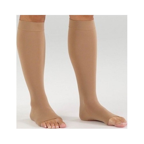 Podkolanówki uciskowe COTTON by SIGVARIS, 1. klasa ucisku - M Plus - Normal - Kūno - Atvira