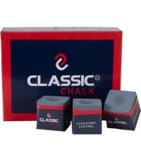 Kreda bilardowa Classic, szara, 12 szt.