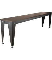Ławka do stołu bilardowego Vancouver III, 7 ft, czarno-brązowa