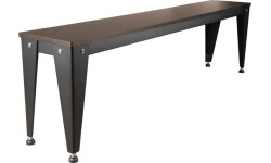 Ławka do stołu bilardowego Vancouver III, 7 ft, czarno-brązowa