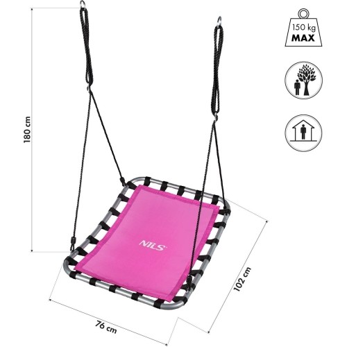 NB5045 STORK NEST SWING PINK NILS