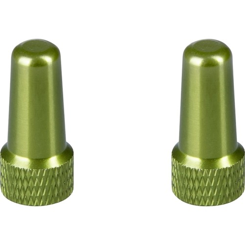 Zatyczki wentyli Presta (FV), aluminiowe (zielone)