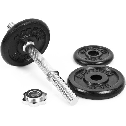 Zestaw jednej hantli Spokey EGIR 9,5 kg
