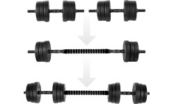 Zestaw hantli 2x 10 kg Spokey PONDUS 20