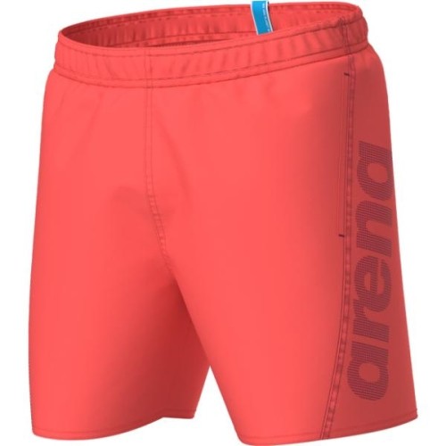 Kąpielówki Arena Fundamentals Logo Boxer R, koralowo-ciemnofioletowe, L - 992