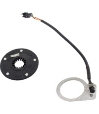 Czujnik prędkości roweru elektrycznego, 5 magnesów, z przewodem 20 cm, okrągły