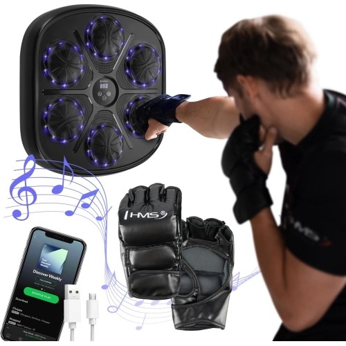 Inteligentna maszyna bokserska HMS TB03 z Bluetooth i rękawicami