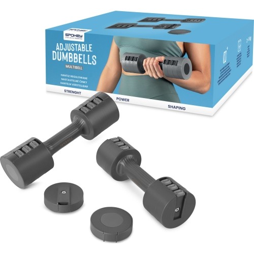 Zestaw hantli regulowanych Spokey MULTIBELL, 2x2,5 kg