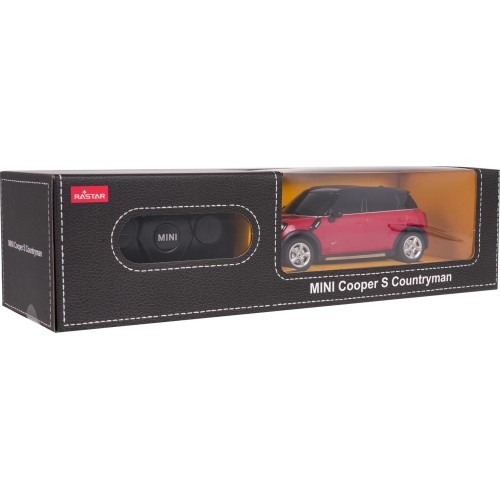 Samochód zdalnie sterowany Rastar Mini Countryman 1:24, czerwony