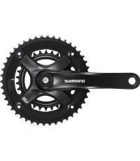 Zębatka przednia Shimano FC-TY501-2 // 2x7/8 biegów, 46x30T, 175 mm (czarna)