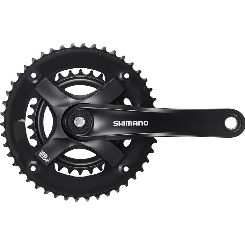 Zębatka przednia Shimano FC-TY501-2 // 2x7/8 biegów, 46x30T, 175 mm (czarna)