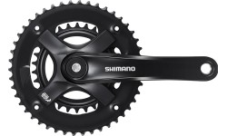 Zębatka przednia Shimano FC-TY501-2 // 2x7/8 biegów, 46x30T, 175 mm (czarna)