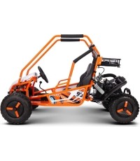 Gokart spalinowy Lucky Seven Lift, dwuosobowy, pomarańczowy