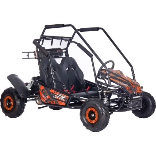 Gokart akumulatorowy dla dzieci Lucky Seven Lift, czerwony