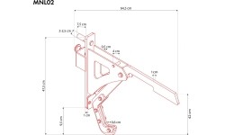 Monolift z obrotowymi uchwytami HMS MNL02