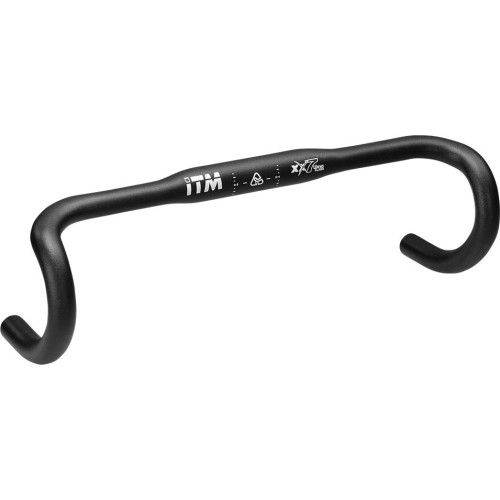 Kierownica FORCE ITM XX7 Wing 31,8 mm/44 cm (aluminium, czarna matowa)