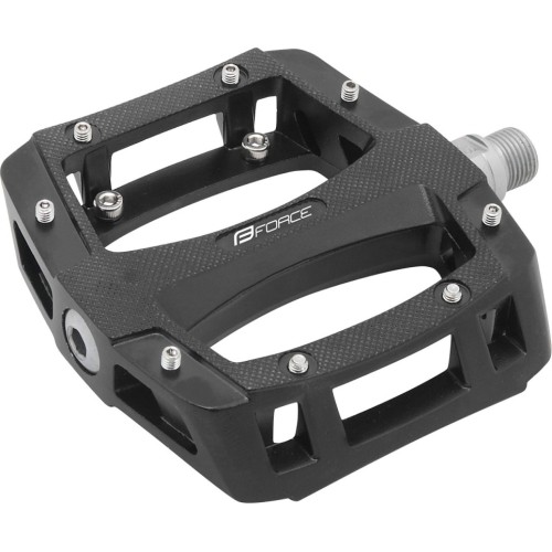 Pedały FORCE BMX / Downhill (aluminiowe, czarne)