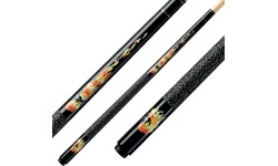Kij bilardowy dla dzieci Classic Flames CF-02, czarny, 5/16x18, 123 cm, Pool
