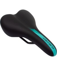 Siodełko CARRARO 265 x 150 mm (czarno-niebieskie)