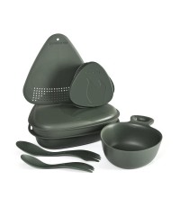 Zestaw naczyń Outdoor MealKit 2.0, szałwiowa zieleń