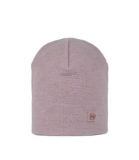 Czapka z polaru merino, liliowy piasek - 640