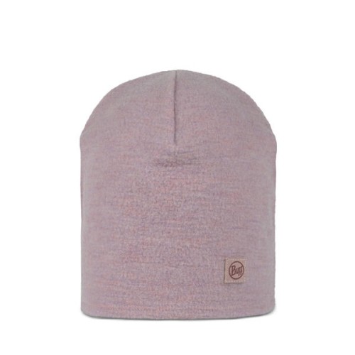 Czapka z polaru merino, liliowy piasek - 640