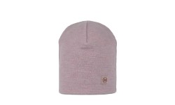 Czapka z polaru merino, liliowy piasek - 640
