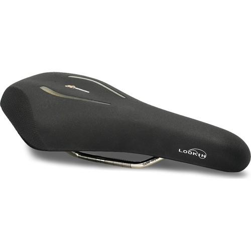 Siodełko Selle Royal Lookin Evo Athletic Unisex Stracciatella, 261 x 158 mm (czarne)