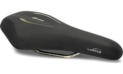 Siodełko Selle Royal Lookin Evo Athletic Unisex Stracciatella, 261 x 158 mm (czarne)