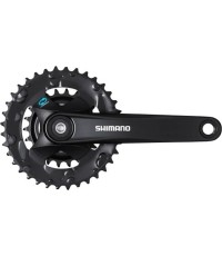 Przednia korba zębatek Shimano FC-M315 // 2x7/8 biegów, 36/22T, 175mm