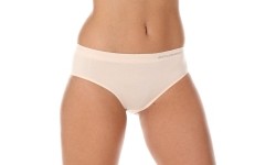 Damskie majtki bezszwowe Brubeck Wool Comfort - Cielisty