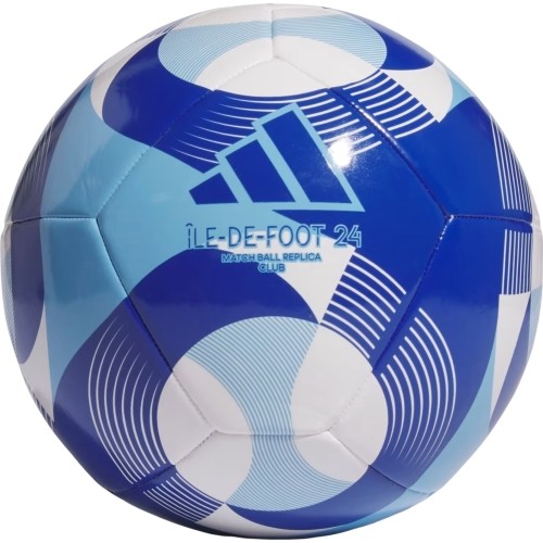 Piłka nożna Adidas Olympic 24 Club, niebiesko-biała, IW6328