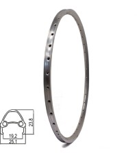 Obręcz DYNAMIC 28/29", v-brake, 36H, podwójna, aluminiowa