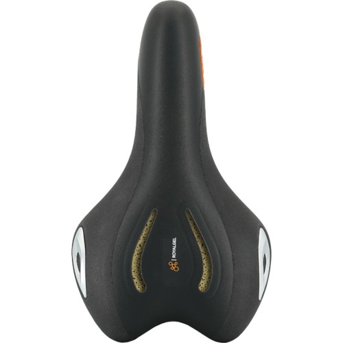 Siodełko Selle Royal Lookin Athletic Stracciatella Unisex 279 x 160 mm (czarne)