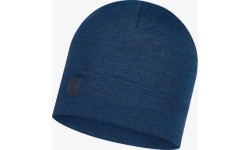 Czapka Merino Heavyweight jednolita, dżinsowy niebieski - 788