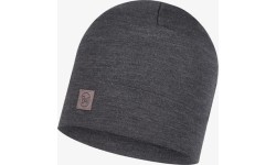 Czapka Merino Heavyweight, jednolita szara - 937