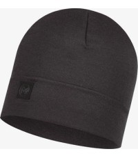 Gruba czapka z wełny merino, czarna - 999