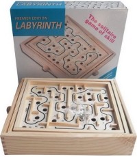 Drewniana gra labirynt