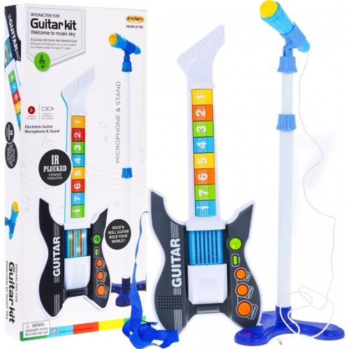 Gitara dla najmłodszych z akcesoriami