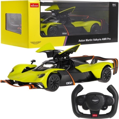 Samochód zdalnie sterowany RASTAR Aston Martin Valkyrie AMR Pro 1:14 zielony