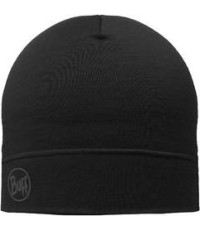 Cienka czapka Merino, czarna - 999